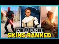 Star Wars Battlefront 2 Hero Skins RANKED Worst to Best! (Final)