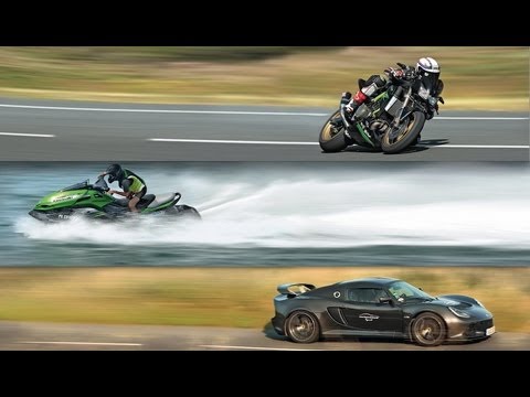 COMPARO Kawasaki ZX-12R turbo VS Ultra 300 X VS Lotus Exige S : un