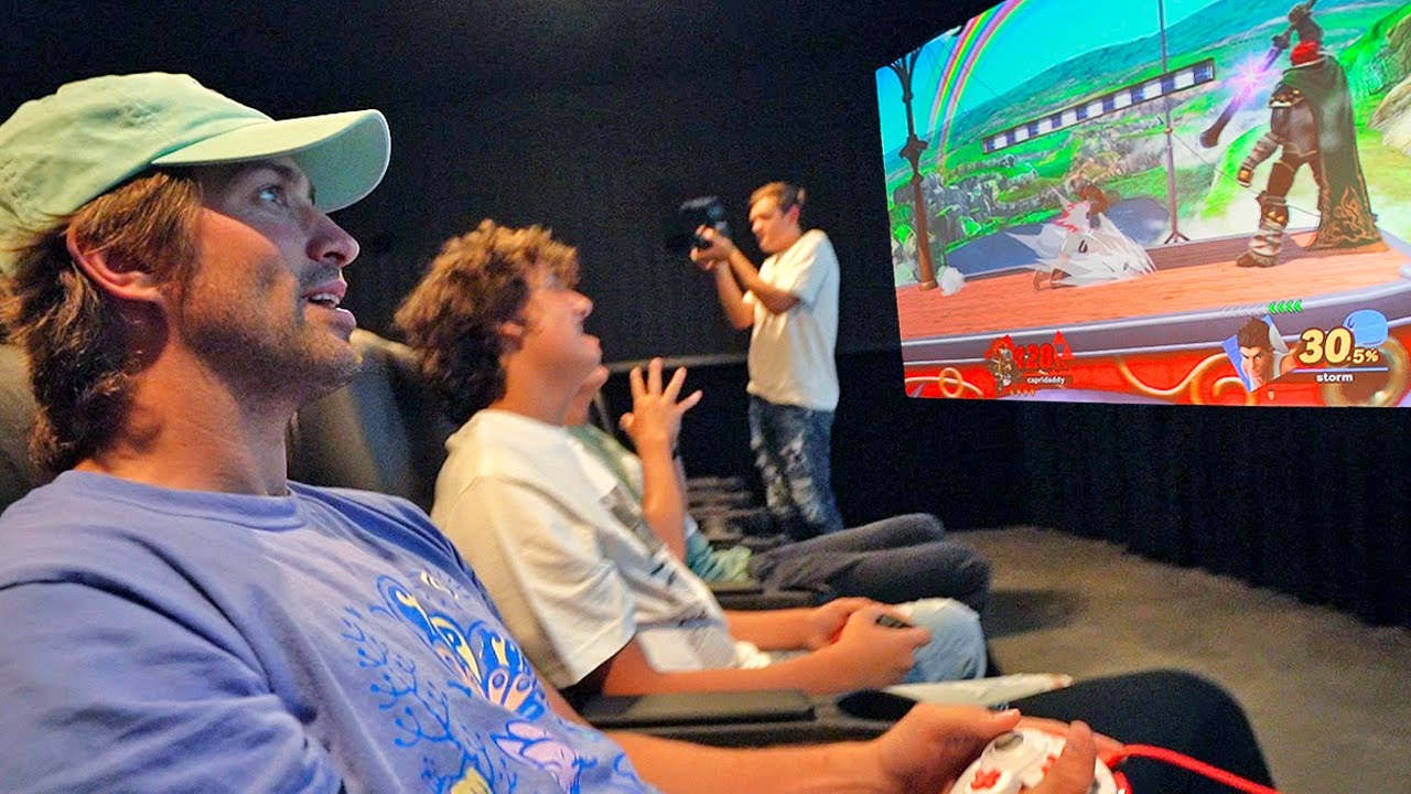 I Rented A Movie Theatre For My Friends & Family!