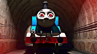 THOMAS.EXE es MUY PELIGROSO !! sólo QUIERE ATROPELLARME - Thomas: The Shank Engine (Horror Game)