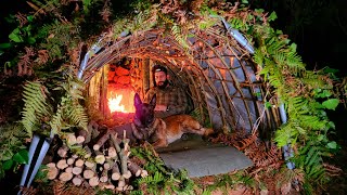 3 Days Solo Bushcraft Shelter Camp With Fireplace Inside. Forest Cooking, Rain Camping, Diy, Asmr by Wargeh Bushcraft 854,781 views 1 year ago 25 minutes
