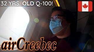 The Airline OWNED by the Natives! | Air Creebec Dash8 Q-100 Review From Montreal to Chapais