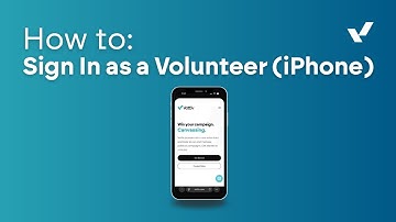 Volunteer Login Guide: Signing Into Vottiv on iPhone