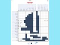 Clicky 20x20 Nonogram ASMR, No Talking | Watch the Mystery Image Appear | Soft Level Solutions