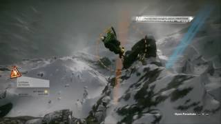 Crazy insane wing suit flight on STEEP