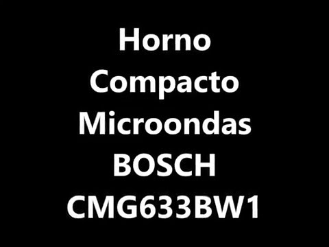 Horno Compacto Multifunción BOSCH CMG633BW1 CRISTAL BLANCO