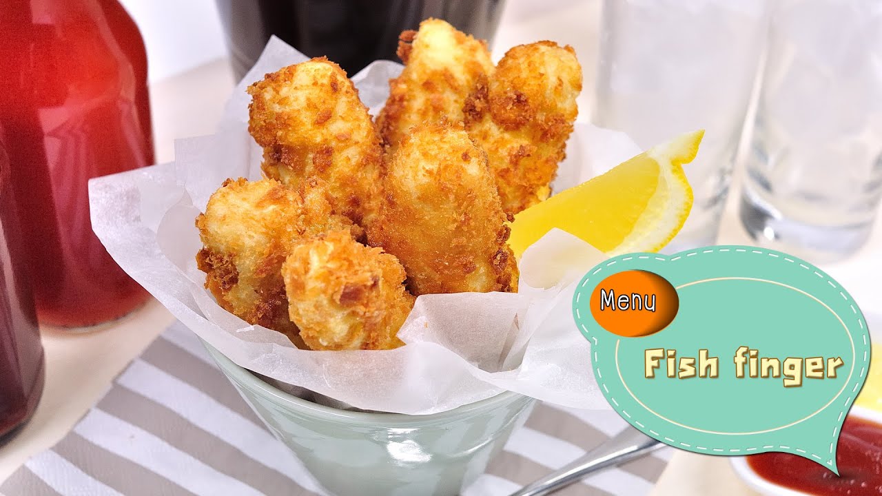 ปลาชุบเกล็ดขนมปังทอด Fish Finger - 1 Minute Cooking
