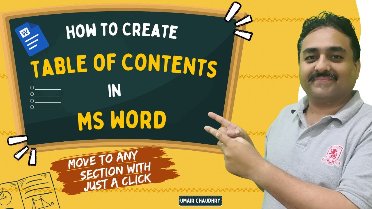 How to Create Table of Contents in Word (Like a Pro!) - YouTube