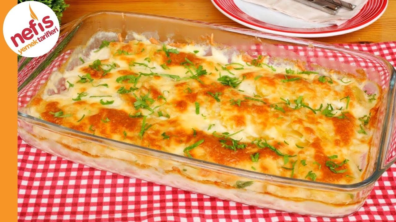 ÇOK PRATİK ????FIRINDA KREMALI PATATES TARİFİ