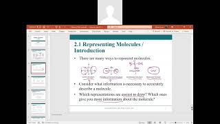 Klein Chapter 2 section 1 Representing Molecules-Introduction