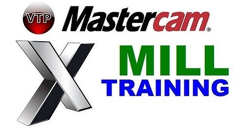 MASTERCAM X1-X7 MILL Tutorial in HD - 1.5 Hole Drilling - vtpros.net
