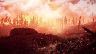 Natural Ambiance - Battlefield (gunfire, flames, distant bombing)