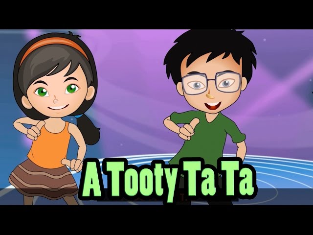 Tooty Ta Song with Lyrics - Popular Kids Group Dance by EFlashApps class=