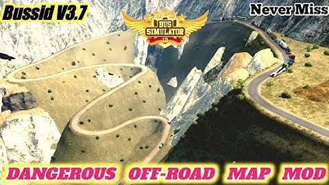 DANGEROUS OFF-ROAD MAP MOD For Bus Simulator Indonesia || Bussid V3.7.1 || Pak Zigar Gamer ||