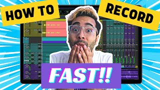 How to Record Vocals FAST in Pro Tools! | The Best Guide for Recording Engineers