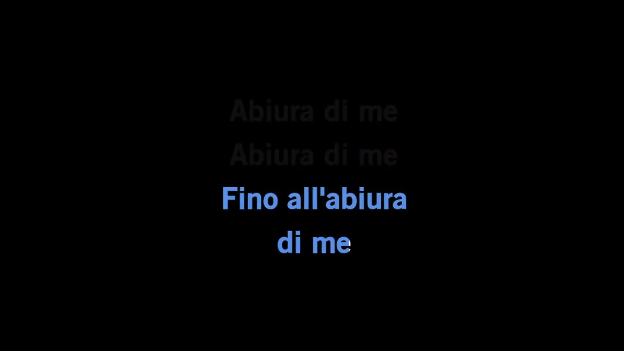 Abiura di me - Caparezza - karaoke