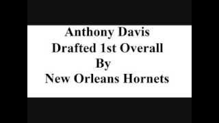 Anthony Davis 1st Overall Pick in the 2012 NBA Draft @NBA
