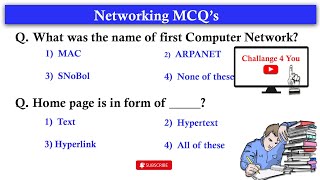 Computer Networking Mcq Questions with Answers - For all Competitive Exams