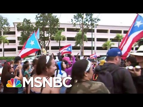 Thousands Celebrate Puerto Rico Gov. Resignation: 'Bye Bye Ricky' | Katy Tur | MSNBC