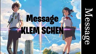 Video thumbnail of "Message Piano Cover - Klem Schen"