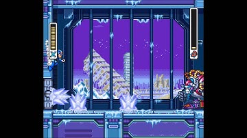 Mega Man X3 - X Mode Challenge, Part 5, Mister Blizzard