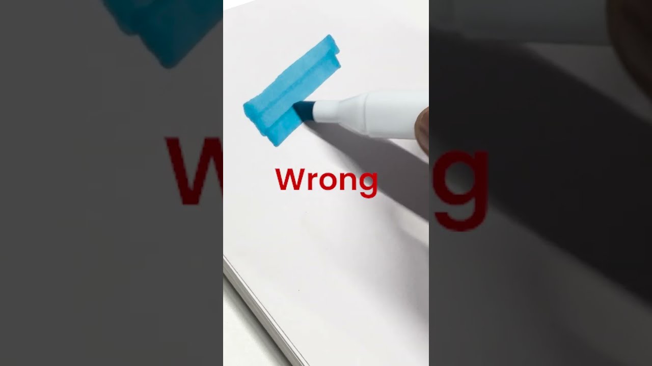 How To Blend Alcohol Markers Easy Way For Beginners Predekinart Shorts Drawingtutorial