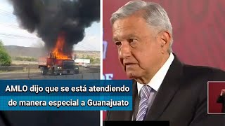 Bloqueos en Guanajuato no son reacción por tratar de detener a “El Marro”: AMLO