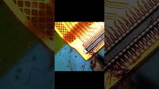 LCD Connector Track Missing Jumpering Solution #shorts #mobilerepair #smartphone #repair