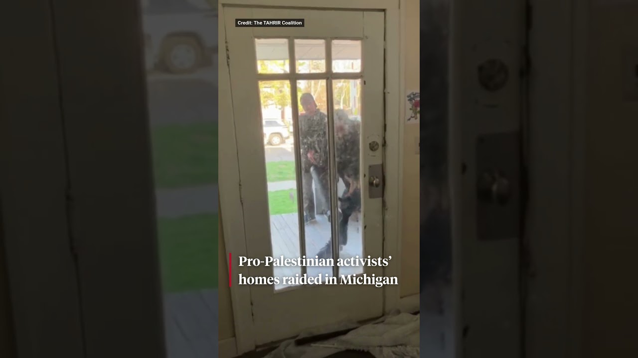 FBI and local police raid pro-Palestine activists' homes in Michigan