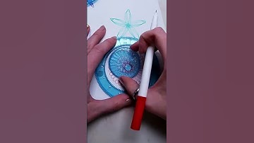 spirograph drawing easy #shorts #reels #tiktok #art #drawingtutorial #spirograph