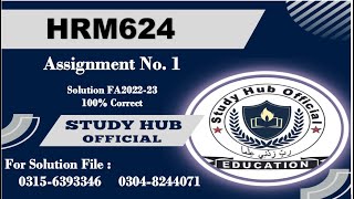 HRM624 Assignment 1 Solution Fall 2022, HRM624 Assignment 1 solution 2022 HRM624 assig 1 solution 22
