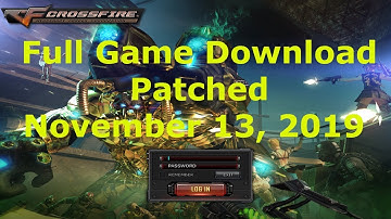 Crossfire Ph Full Game Download November 13, 2019 Patched
