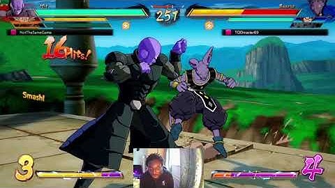 I accomplished the Beerus only combo with Hit.