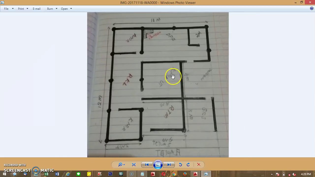 CARA MUDAH MEMBUAT DENAH  RUMAH  2 LANTAI  TUTORIAL BELAJAR 