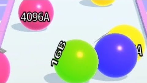 Ball Run 2048 Walkthrough Gameplay All Levels New Update Game Level 1025