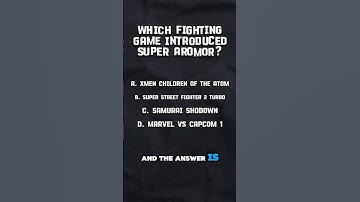 Super Armor in Fighting Games