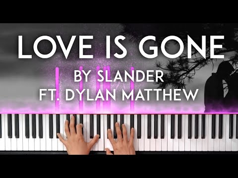 Love is Gone (piano sheet music) - Slander