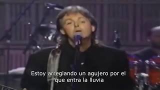 Paul McCartney - Fixing a Hole (Subtitulada en español) 1992 HD