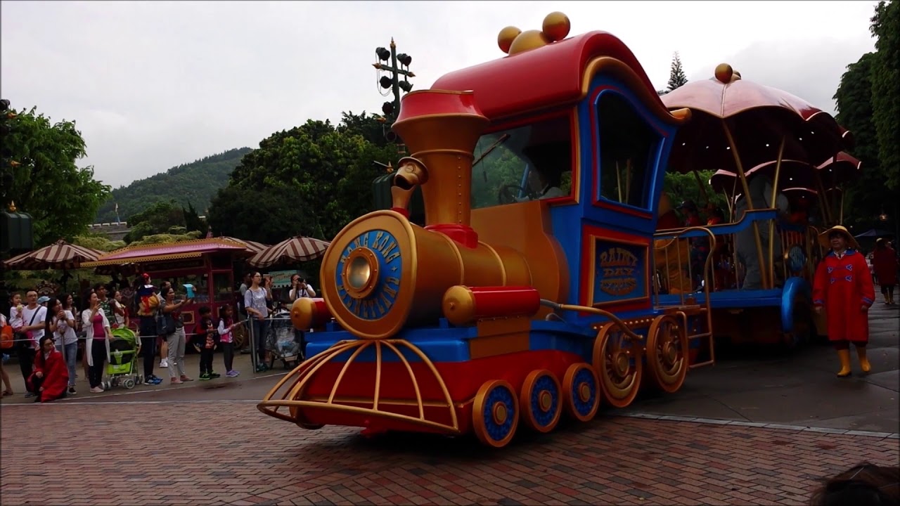 Mickey S Rainy Day Express 2011 2017 Version Hong Kong Disneyland May 2016 Youtube