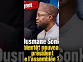 Senegal : ousmane sonko to become the new president of the national assembly?!