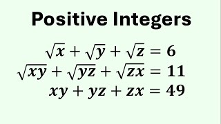 Math Olympiad Challenge | Diophantine System of Equations | Can You Solve This?