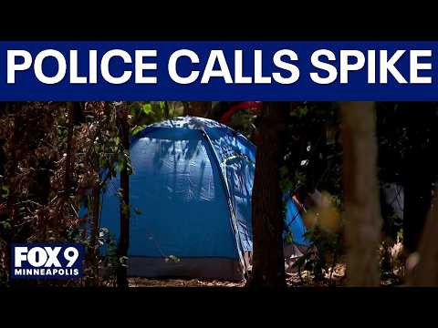 St. Paul police calls spike after homeless encampment closure