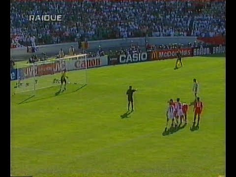 Mondiali 1998 Belgio-Messico rigore Garcìa Aspe - World Cup 1998 Belgium-Mexico Garcìa Aspe penalty