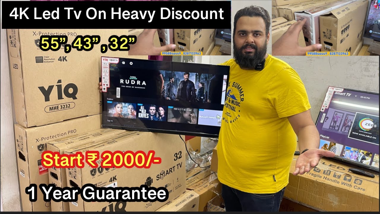 Cheapest Price LED TV SMART TV WHOLESALE AND RETAIL MARKET 1Year