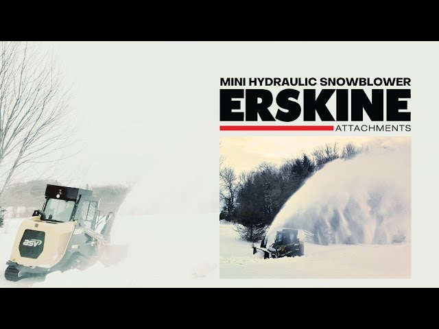 Mini Hydraulic Snowblower SB300 Series - Erskine Attachments