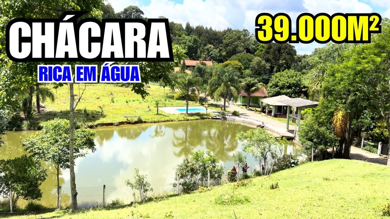 CHÁCARA RICA EM ÁGUA, 4 TANQUES DE PEIXES, NASCENTES, POMAR COMPLETO 3 CASAS DE ALVENARIA 1KM CIDADE