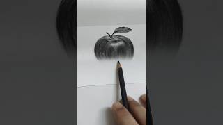 hyperealist realistic apple drawing #art #shorts #shortvideo #drawing #sketch #artist #dailyart