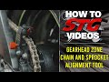 Gearhead Zone Motorcycle Chain and Sprocket Alignment Tool Review from SportbikeTrackGear.com