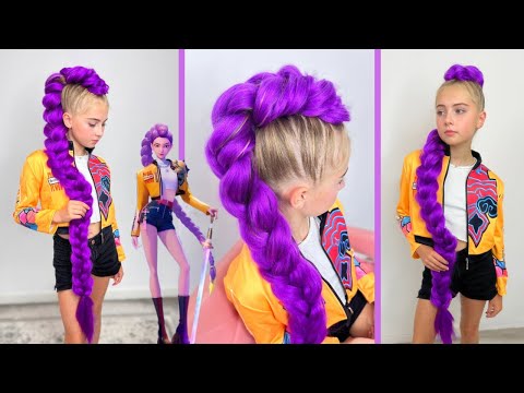 Rumi From K Pop Demon Hunters Hairstyle