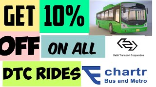 Get 10% OFF on all DTC Bus Rides | Chartr bus app se ticket Kaise book kare  |  Techno Fobia by Techno Fobia 1,505 views 2 years ago 4 minutes, 38 seconds